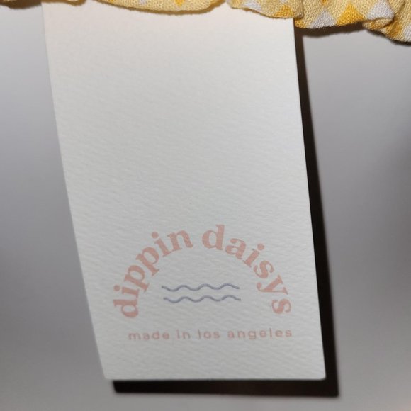 Dippin' Daisys Oasis tube top with ruffle trim. Size XL. NWT - Picture 4 of 5